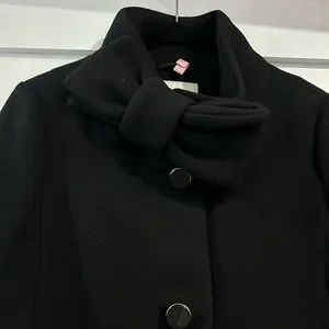Kate spade bow neck wool coat online